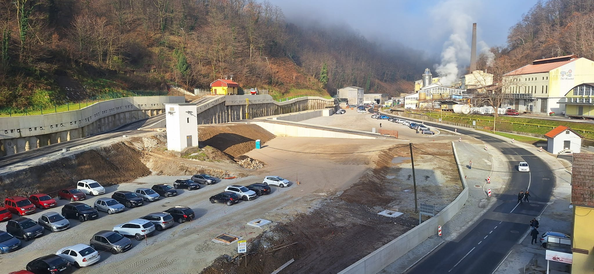 Zaključek del v Obrtno-industrijski coni Hrastnik