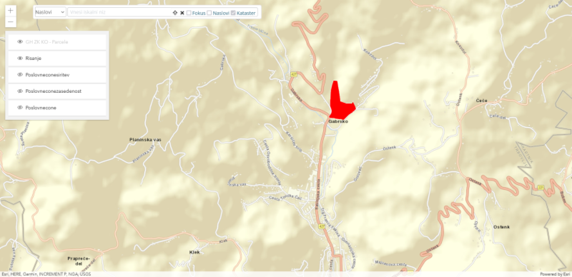 Poslovna cona Gabrsko