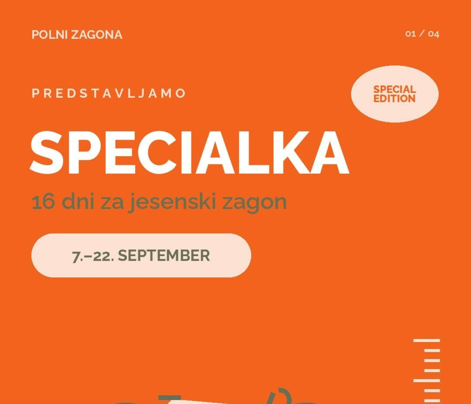 Polni zagona se vrača s septembrsko specialko!